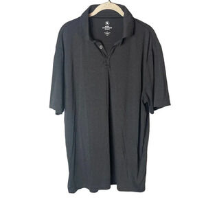 Hart Schaffner Marx Men’s Gray Short Sleeve Polo Shirt Size Large